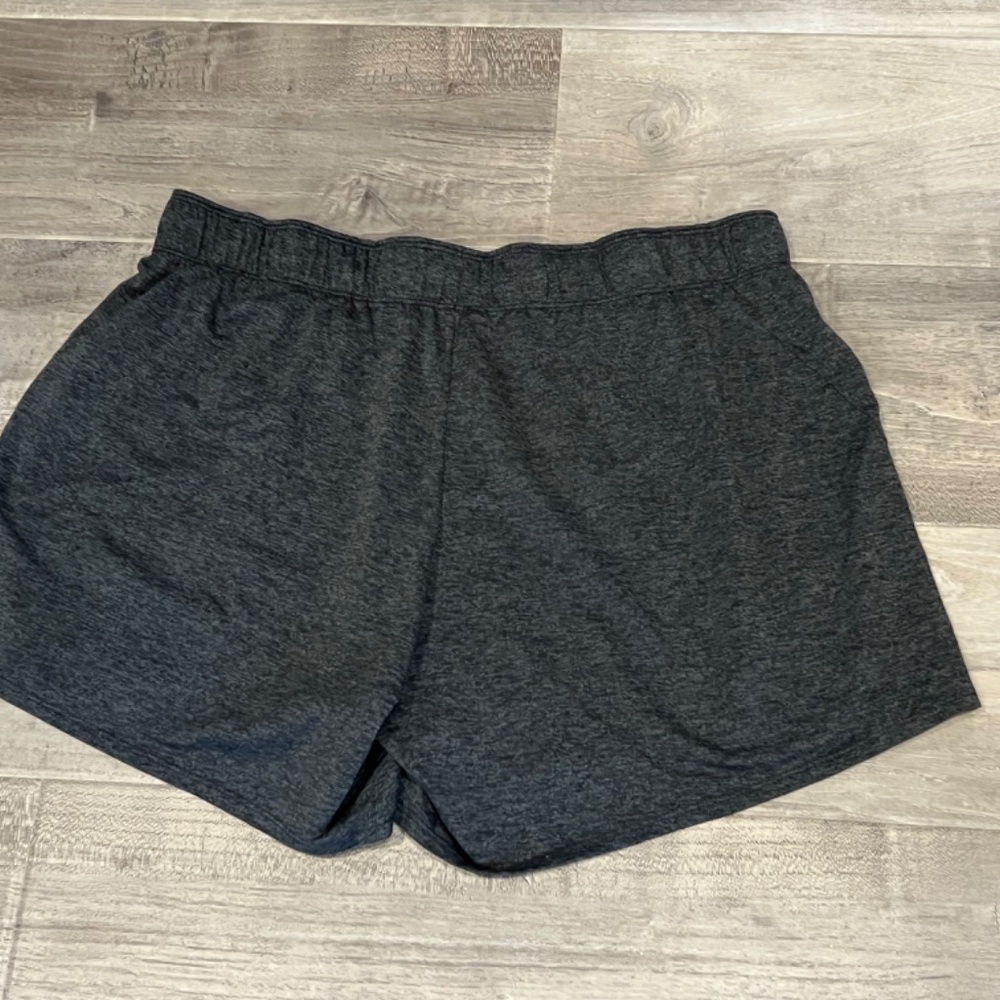 Nike Dri-Fit gray Poly Nylon blend activewear shorts size XL ( 12 14 16)workout - Picture 7 of 7